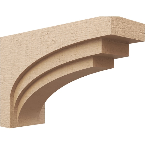 Ekena Millwork 10"W x 30"D x 20"H Classic Rockford Rough Cedar Woodgrain TimberThane Corbel, Primed Tan CORUR10X30X20ROCRCPR - main